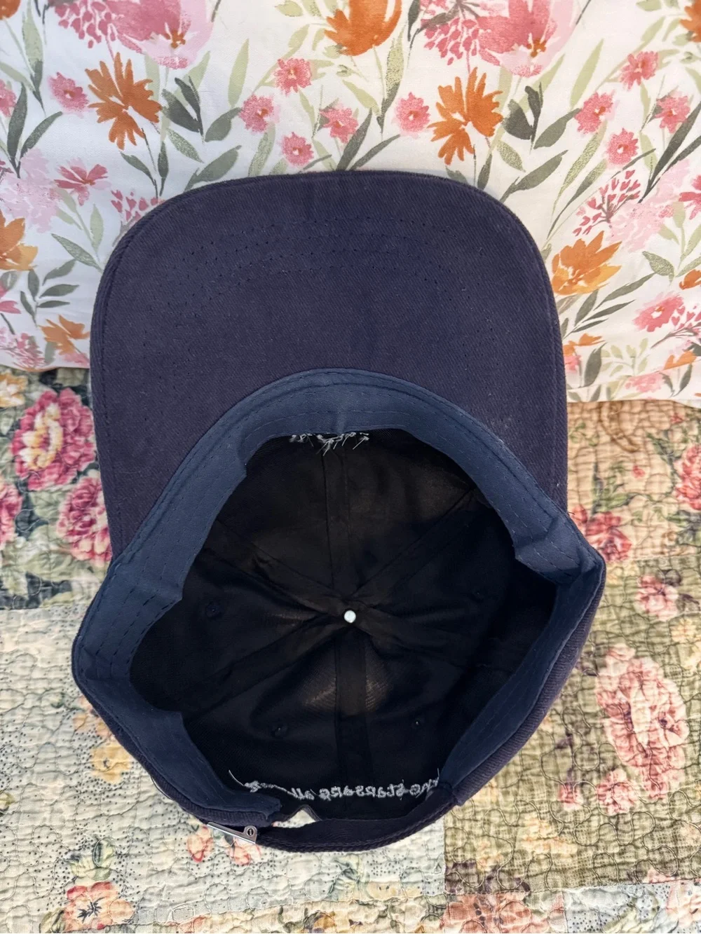 Navy Baseball Cap with White Tree of Gondor Embroidery